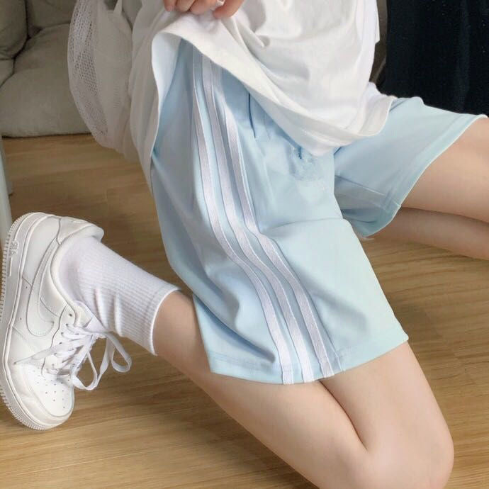 【KB-628】2022休閒運動短褲女新款夏季ins潮五分褲百搭情侶男女款直筒褲子