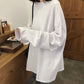 【KA-208】長袖T卹女秋冬內搭白色打底衫韓版慵懶風寬鬆百搭中長款上衣