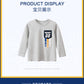 27KIDS-031807 童裝新品2023春季韓版男童打底衫批發 兒童長袖T卹kids clothes
