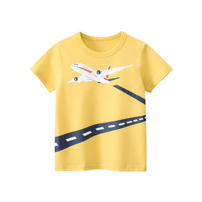 27KIDS-032020 韓版童裝批發寶寶衣服 2023夏季新款兒童服裝飛機一件代銷