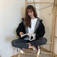 【AZ-111419】2022秋季新款韓版ins寬鬆百搭薄款外套女ins潮原宿風春秋格子學生